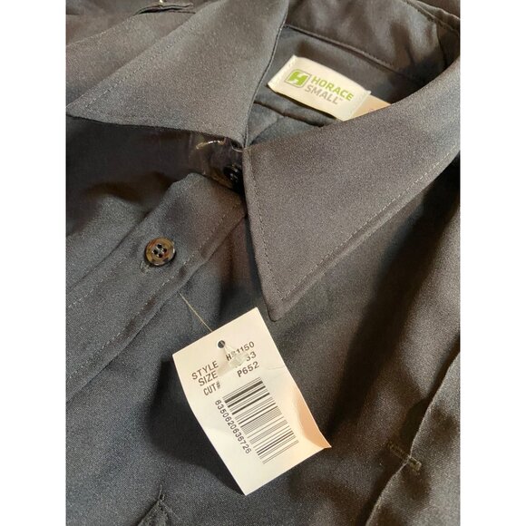 Horace Small Mens Black Tactical Button-Down Shirt Size Medium Long Sleeve - Picture 5 of 10